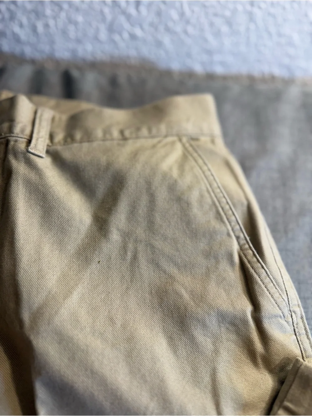 Patagonia Men's 34 Stand Up Canvas Pants Khaki Organic Cotton SP11